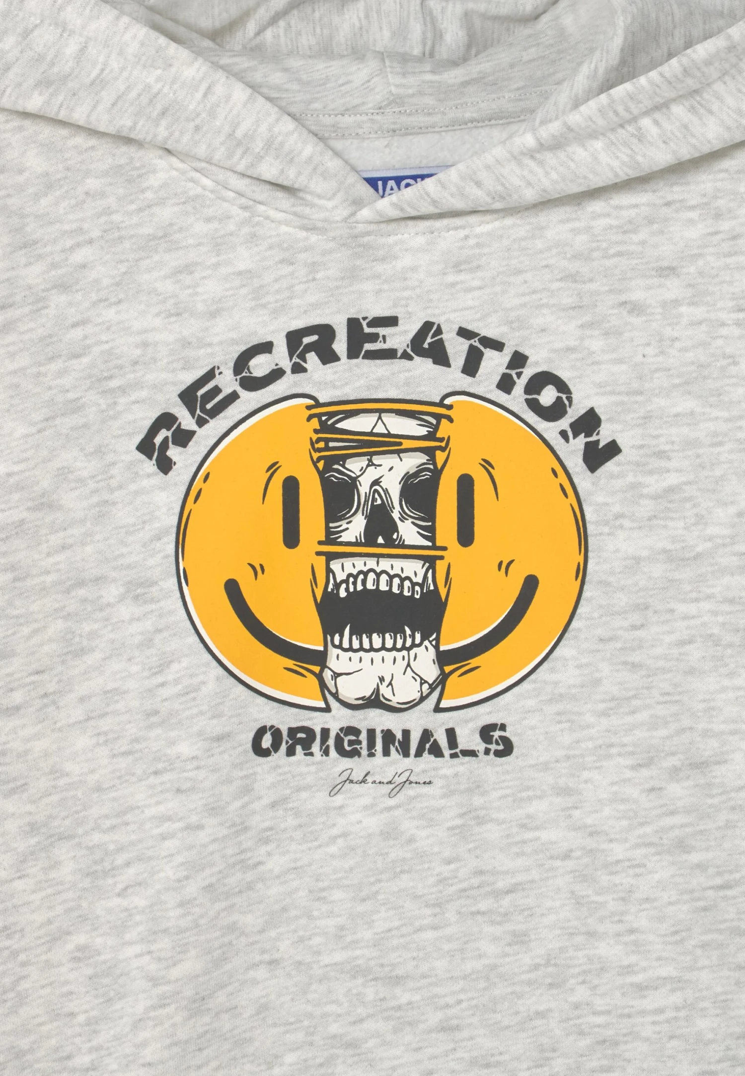 Jack & Jones Junior Jorgrin Hood Jnr - Sweater - White Melange 3 Jack & Jones Junior Jorgrin Hood Jnr - Sweater - White Melange - Afbeelding 3