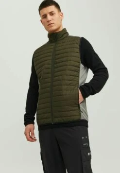 Jack & Jones Multi Bodywarmer Collar Noos - Bodywarmer - Rosin