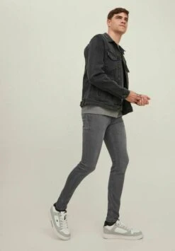 Jack & Jones Liam Evan - Jeans Skinny Fit - Black Denim -Jack & Jones 3456a9de23f64d51bb0f93da6f666ba6