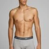 Jack & Jones 5 Pack - Boxershort - Dark Grey Melange