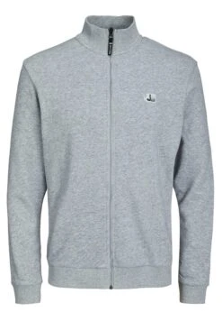 Jack & Jones Jcologan Zip High Neck Ss23 Sn - Sweater Met Rits - Light Grey Melange -Jack & Jones 34e9eea4e6dc49feb65a589f5fd63424