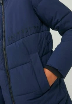 Jack & Jones Junior Wattierte Lange - Winterjas - Navy Blazer -Jack & Jones 356d56c8286e4828b38a52be933119e3