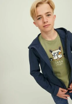 Jack & Jones Junior Jjemarvin Hood- Jas - Navy Blazer -Jack & Jones 3571bf479eac4773bb88b756c934e836