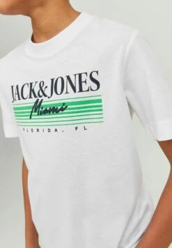 Jack & Jones Junior Crew Neck - T-Shirt Print - Bright White -Jack & Jones 362ba43d7ce4485395f66bea177eb738