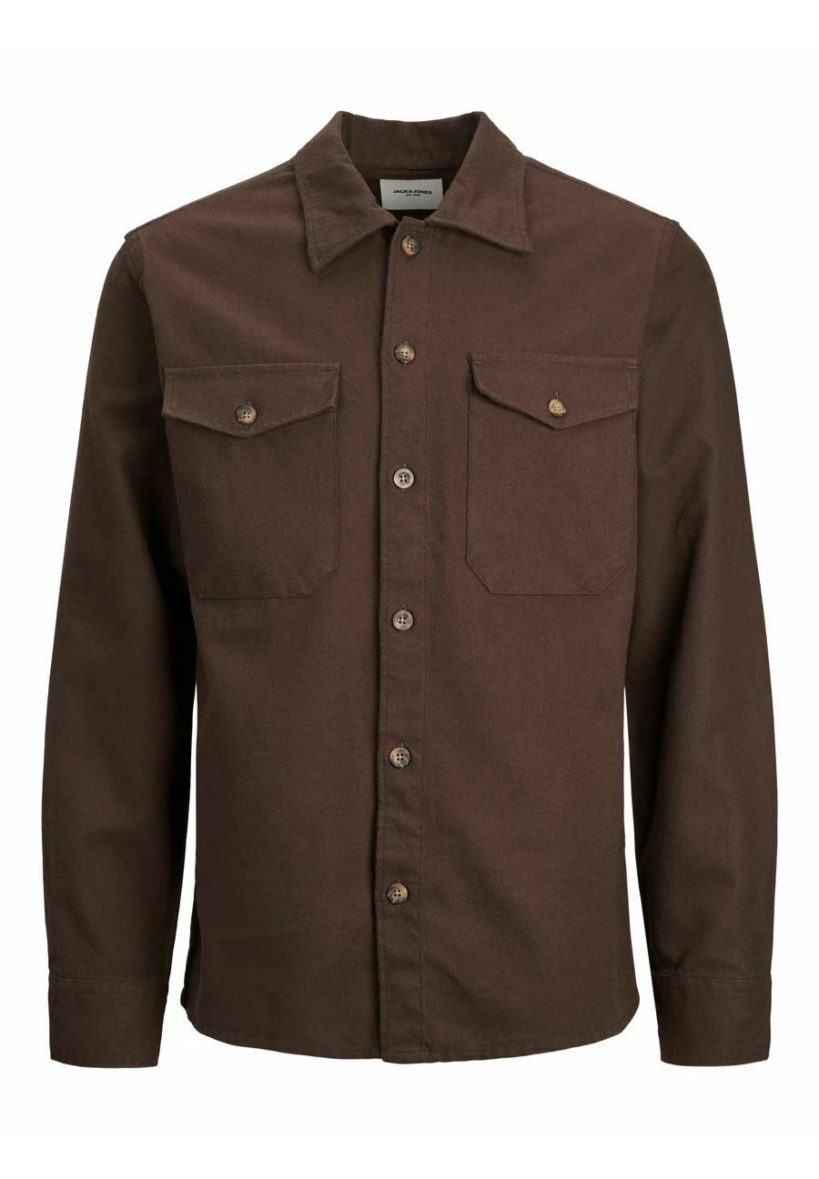 Jack & Jones Jjeeddie Ls Noos - Overhemd - Seal Brown 7 Jack & Jones Jjeeddie Ls Noos - Overhemd - Seal Brown - Afbeelding 7