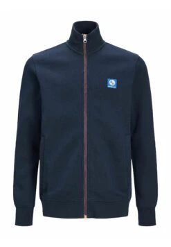 Jack & Jones Junior High Neck - Sweater Met Rits - Navy Blazer 12 Jack & Jones Junior High Neck - Sweater Met Rits - Navy Blazer -Jack & Jones 371e593086314d0a9e11fcfe7d083a3c