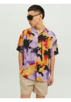 Jack & Jones Kurzarm Reggie- Overhemd - Lavender