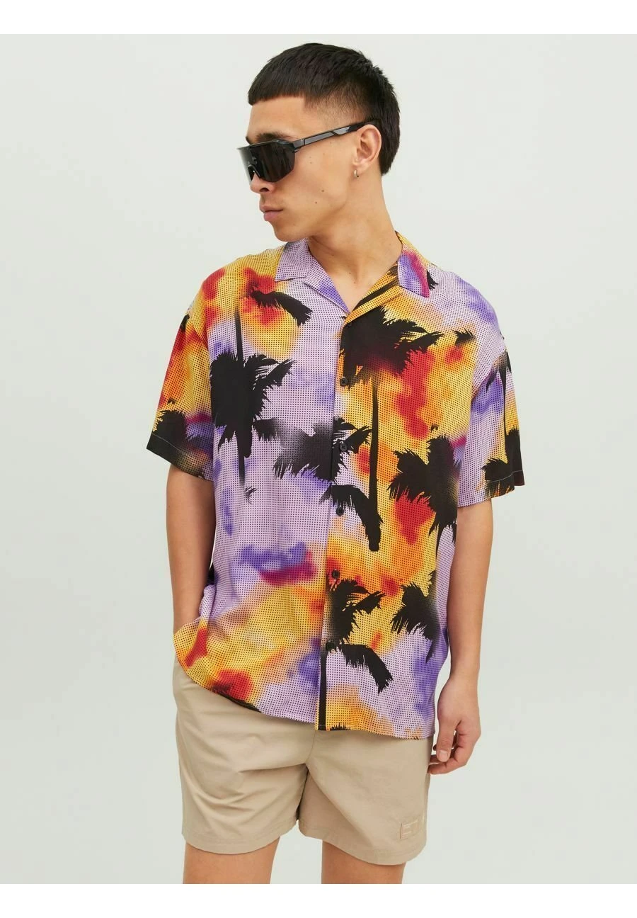 Jack & Jones Kurzarm Reggie- Overhemd - Lavender 1 Jack & Jones Kurzarm Reggie- Overhemd - Lavender