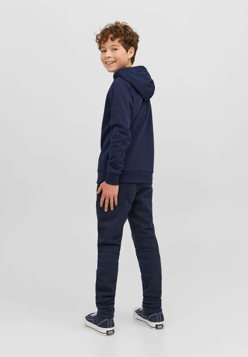 Jack & Jones Junior Jjmiles Hood Jnr - Sweater - Navy Blazer 3 Jack & Jones Junior Jjmiles Hood Jnr - Sweater - Navy Blazer - Afbeelding 3