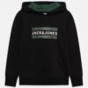 Jack & Jones Junior Jorfriday Hood - Sweater - Black