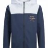 Jack & Jones Junior Hoodie Mit Reissverschluss- Sweater Met Rits - Navy Blazer