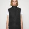 Jack & Jones Multi Bodywarmer Collar Noos - Bodywarmer - Black/Grey Melange