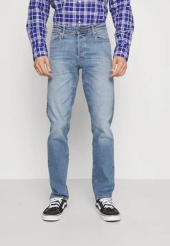 Jack & Jones Jjimike Jjoriginal - Straight Leg Jeans - Blue Denim