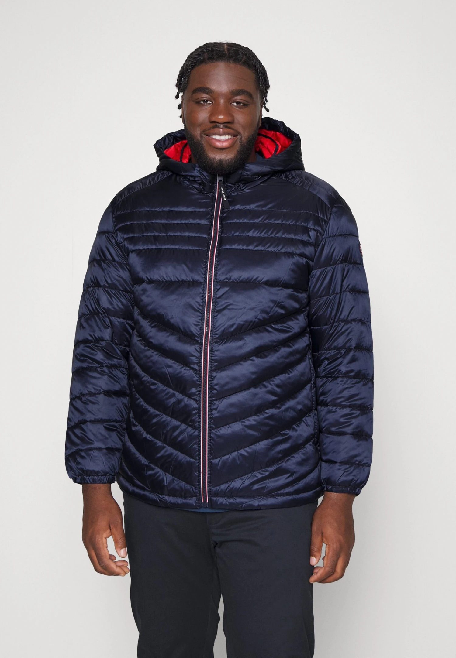 Jack & Jones Jjehero Puffer Hood - Winterjas - Navy Blazer 3 Jack & Jones Jjehero Puffer Hood - Winterjas - Navy Blazer - Afbeelding 3
