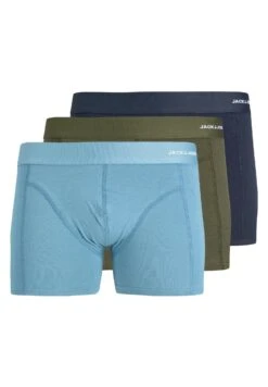 Jack & Jones Trunks Jacbasic 3-Pack - Onderbroeken - Blue/Green -Jack & Jones 3d88b0b18add4231a318789d729ab1fe