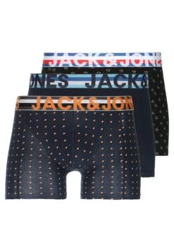 Jack & Jones Jachenrik Trunks 3 Pack - Onderbroeken - Black/Navy Blazer -Jack & Jones 3ef521f66ae74637bd36a30187bae8e1