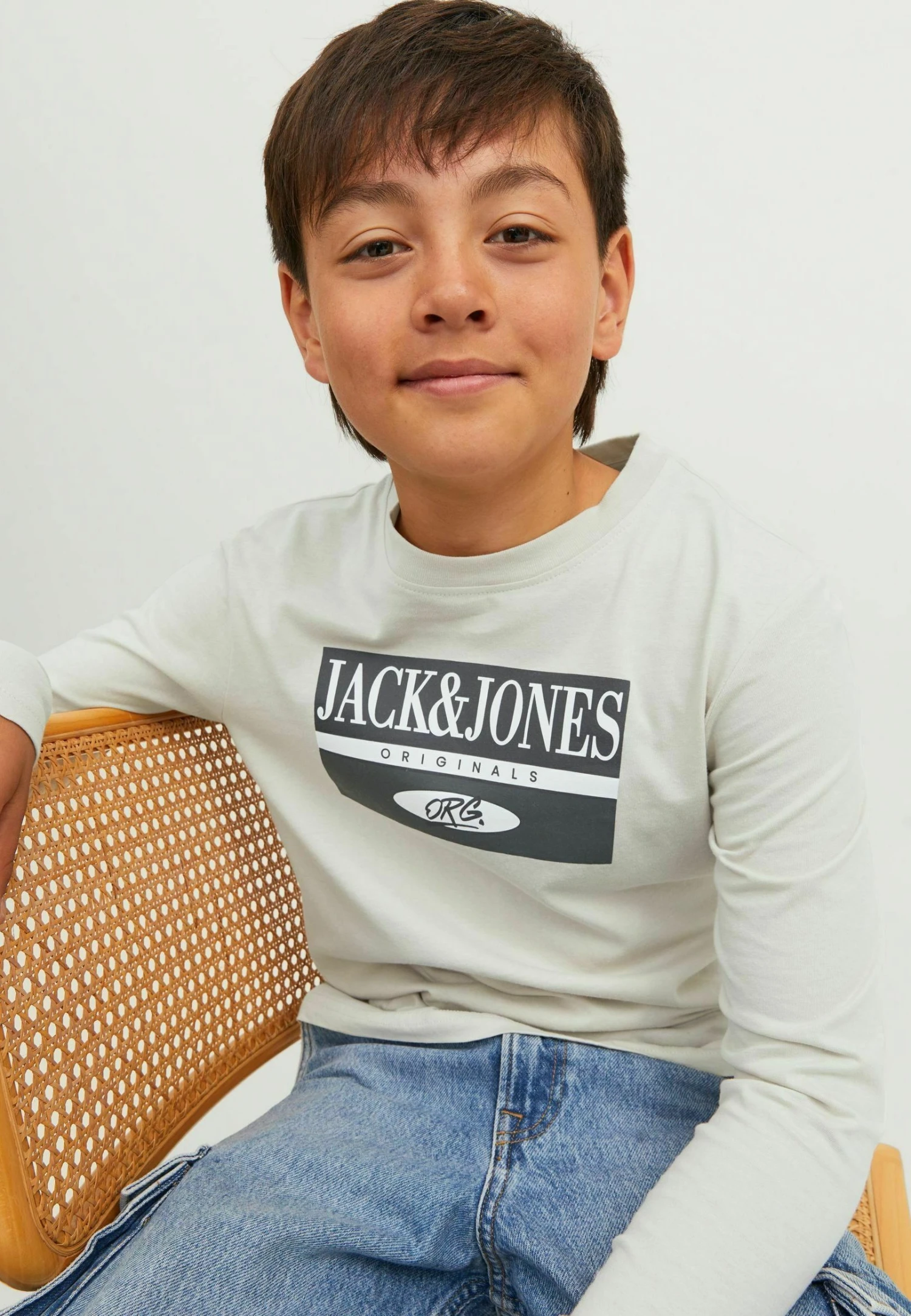 Jack & Jones Junior Longsleeve - Moonbeam 5 Jack & Jones Junior Longsleeve - Moonbeam - Afbeelding 5