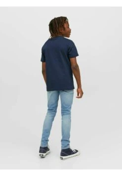 Jack & Jones Junior Dust Ss Tee Crew Neck Sn Jnr - T-Shirt Print - Navy Blazer -Jack & Jones 4088b77f7aa74054baf391a1520dea06