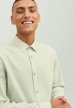 JACK&JONES Premium Jjesummer - Overhemd - Granite Green -Jack & Jones 418bc86498424fbe9529becab6e441aa