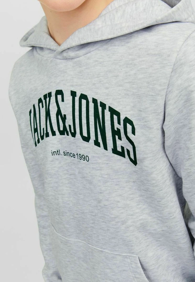Jack & Jones Junior Hoodie - White Melange 5 Jack & Jones Junior Hoodie - White Melange - Afbeelding 5