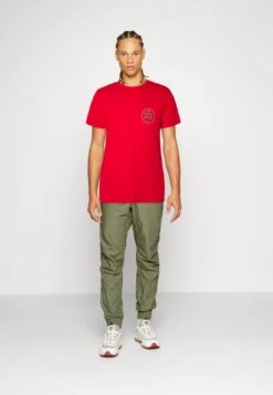 Jack & Jones Jjandy Tee Crew Neck 3 Pack - T-Shirt Print - White/Navy/Red