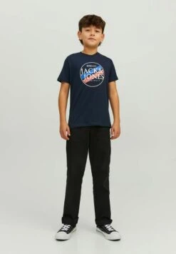 Jack & Jones Junior 2Er-Pack - T-Shirt Print - Navy Blazer