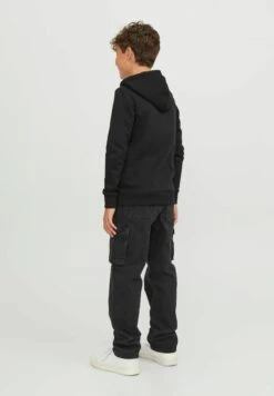 Jack & Jones Junior Chris Sbd- Straight Leg Jeans - Black Denim -Jack & Jones 43344fb9569c42999b3314607d848046