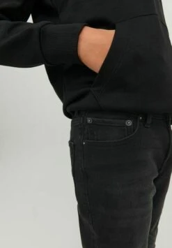Jack & Jones Junior Slim Fit Glenn Original- Slim Fit Jeans - Black Denim -Jack & Jones 44bf036cc30e421ca3a9f087cfb41be4