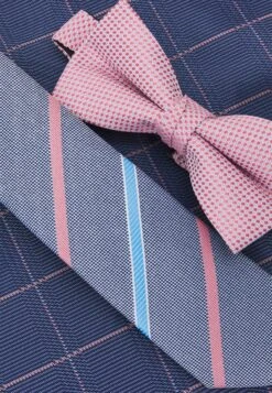 Jack & Jones Jacrilo Summer Giftbox Set Unisex - Vlinderdas - Prism Pink Detail:Tie - Hankie W. Checks - Bowtie -Jack & Jones 44c11295de594178a06d12ec04255543