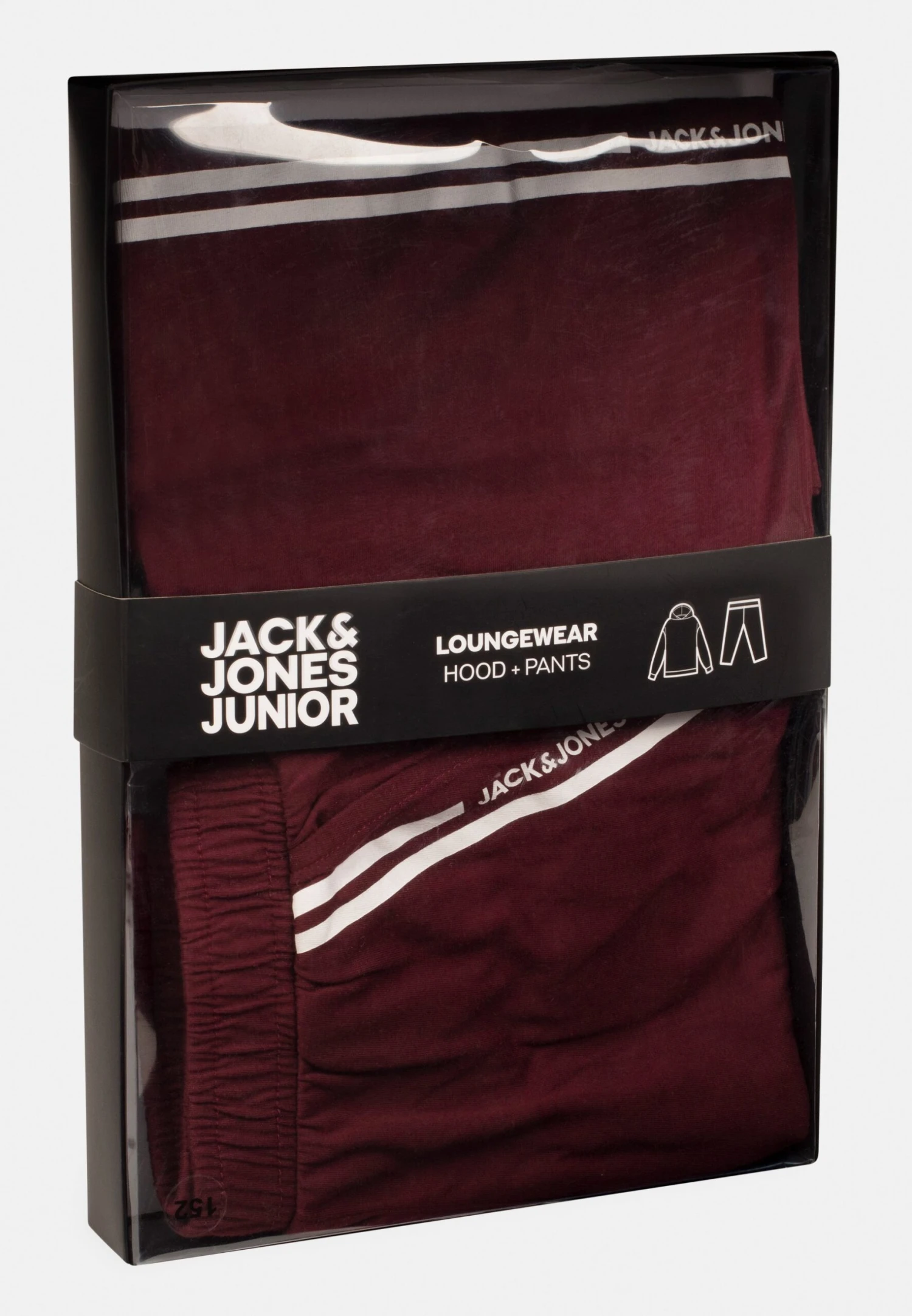 Jack & Jones Junior Jacwilliam Hood And Pants Giftbox Jnr Set - Trainingspak - Windsor Wine 4 Jack & Jones Junior Jacwilliam Hood And Pants Giftbox Jnr Set - Trainingspak - Windsor Wine - Afbeelding 4