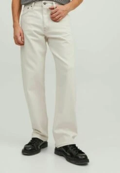 Jack & Jones Eddie Original Lid - Straight Leg Jeans - Ecru