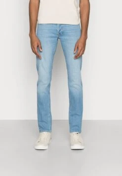 Jack & Jones Jjiglenn Jjoriginal- Straight Leg Jeans - Blue Denim