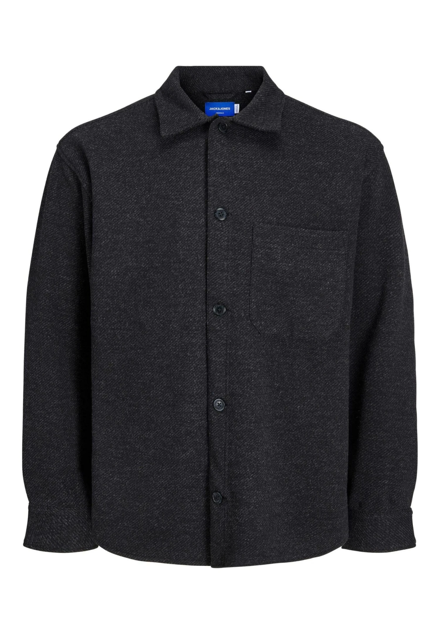 Jack & Jones Jorzac Melange Ls - Lichte Jas - Black 7 Jack & Jones Jorzac Melange Ls - Lichte Jas - Black - Afbeelding 7