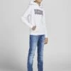 Jack & Jones Junior Jjecorp Logo- Hoodie - White
