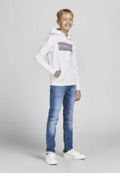 Jack & Jones Junior Jjecorp Logo- Hoodie - White