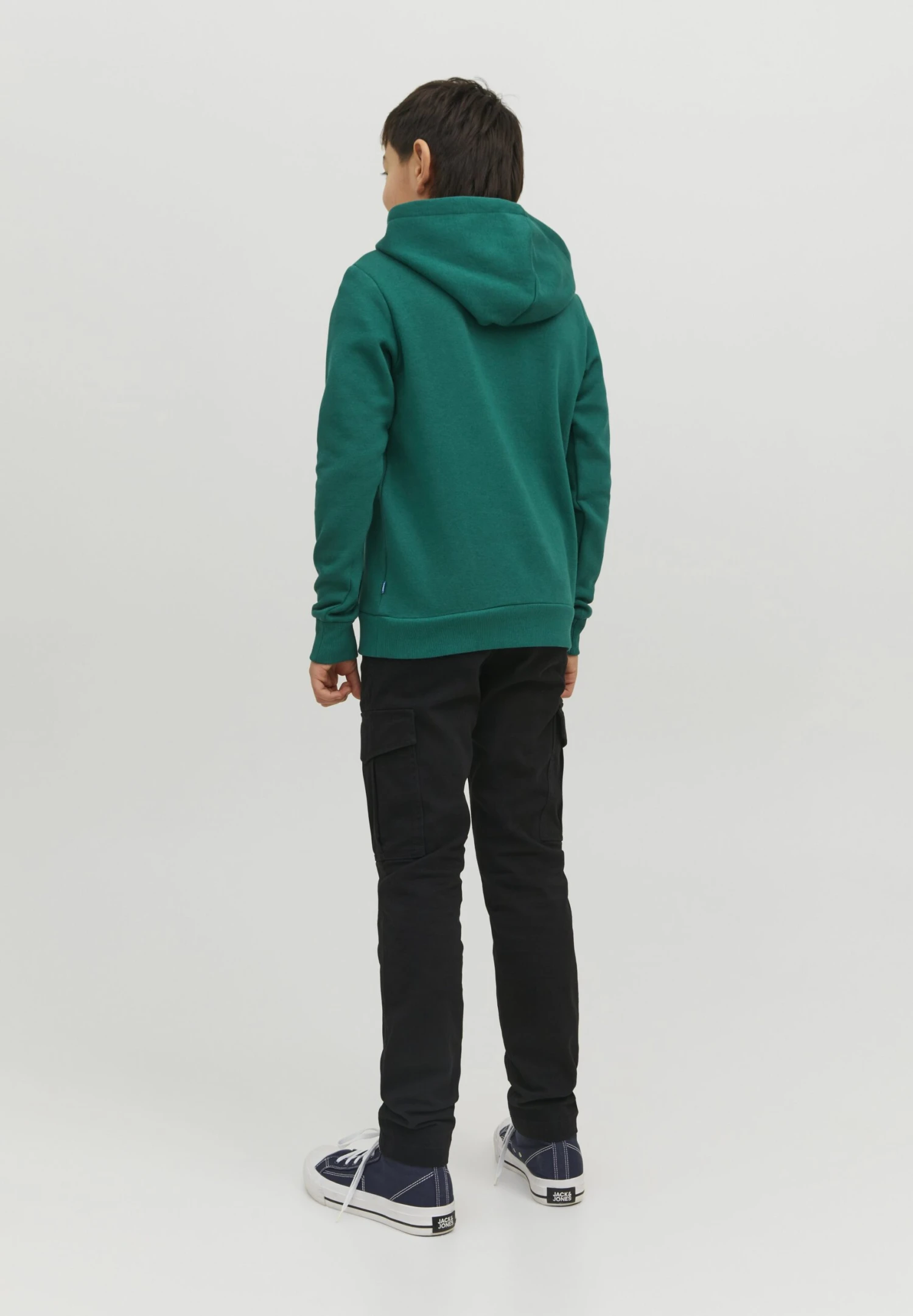 Jack & Jones Junior Jjecorp Logo- Hoodie - Green 3 Jack & Jones Junior Jjecorp Logo- Hoodie - Green - Afbeelding 3