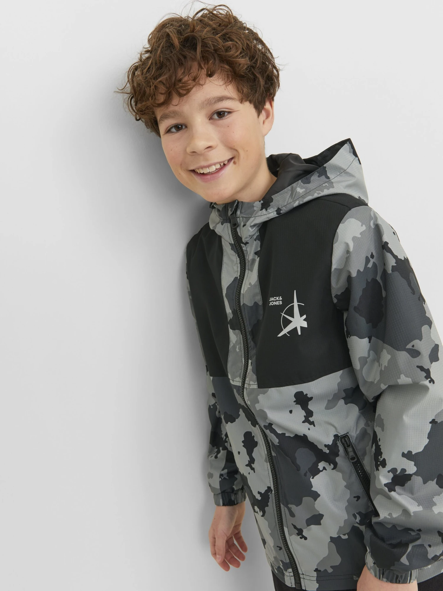 Jack & Jones Junior Jcofilo Jnr - Jas - Asphalt 6 Jack & Jones Junior Jcofilo Jnr - Jas - Asphalt - Afbeelding 6