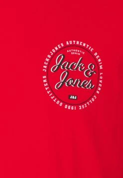 Jack & Jones Jjandy Tee Crew Neck 3 Pack - T-Shirt Print - White/Navy/Red -Jack & Jones 4c5742ffe0254ca1bfd7db0c1e848236