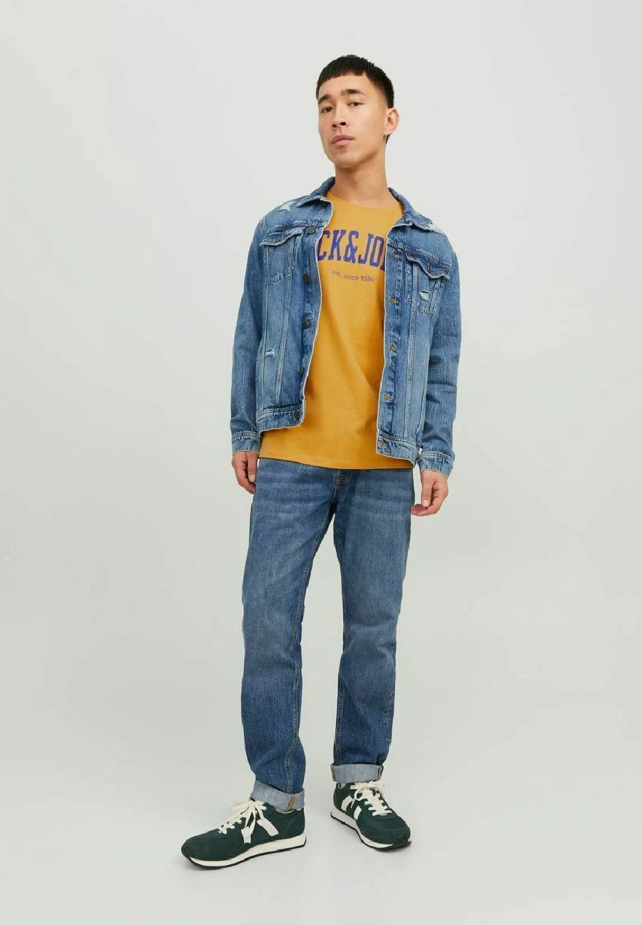 Jack & Jones Logo - T-Shirt Print - Honey Gold 2 Jack & Jones Logo - T-Shirt Print - Honey Gold - Afbeelding 2