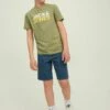 Jack & Jones Junior Chris- Jeansshort - Mineral Blue