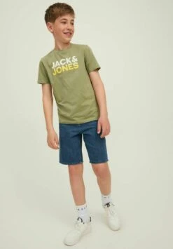 Jack & Jones Junior Chris- Jeansshort - Mineral Blue