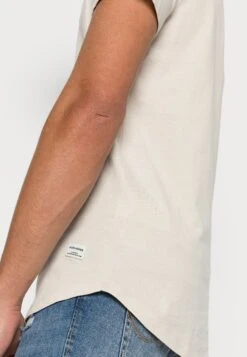 Jack & Jones Jjenoa Ss Crew Neck Noos - T-Shirt Basic - Moonbeam -Jack & Jones 4ea45e9a2dcb4b61b0d0f8e3746c5fe2