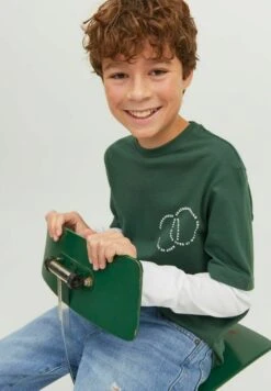 Jack & Jones Junior Longsleeve Layer - Longsleeve - Trekking Green -Jack & Jones 4f77fa41e2394d5c8a7b98b5b81cf44f