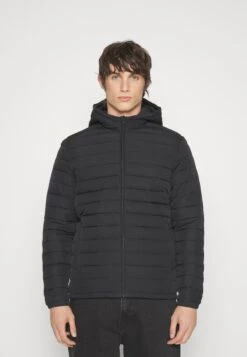 JACK&JONES Premium Recycle Raw Puffer Hood Noos - Winterjas - Black