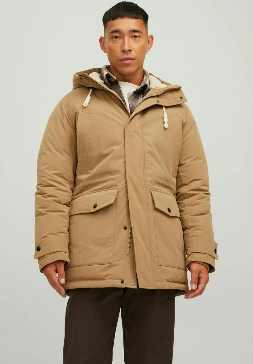 Jack & Jones Jjemash Teddy - Winterjas - Elmwood 1 Jack & Jones Jjemash Teddy - Winterjas - Elmwood