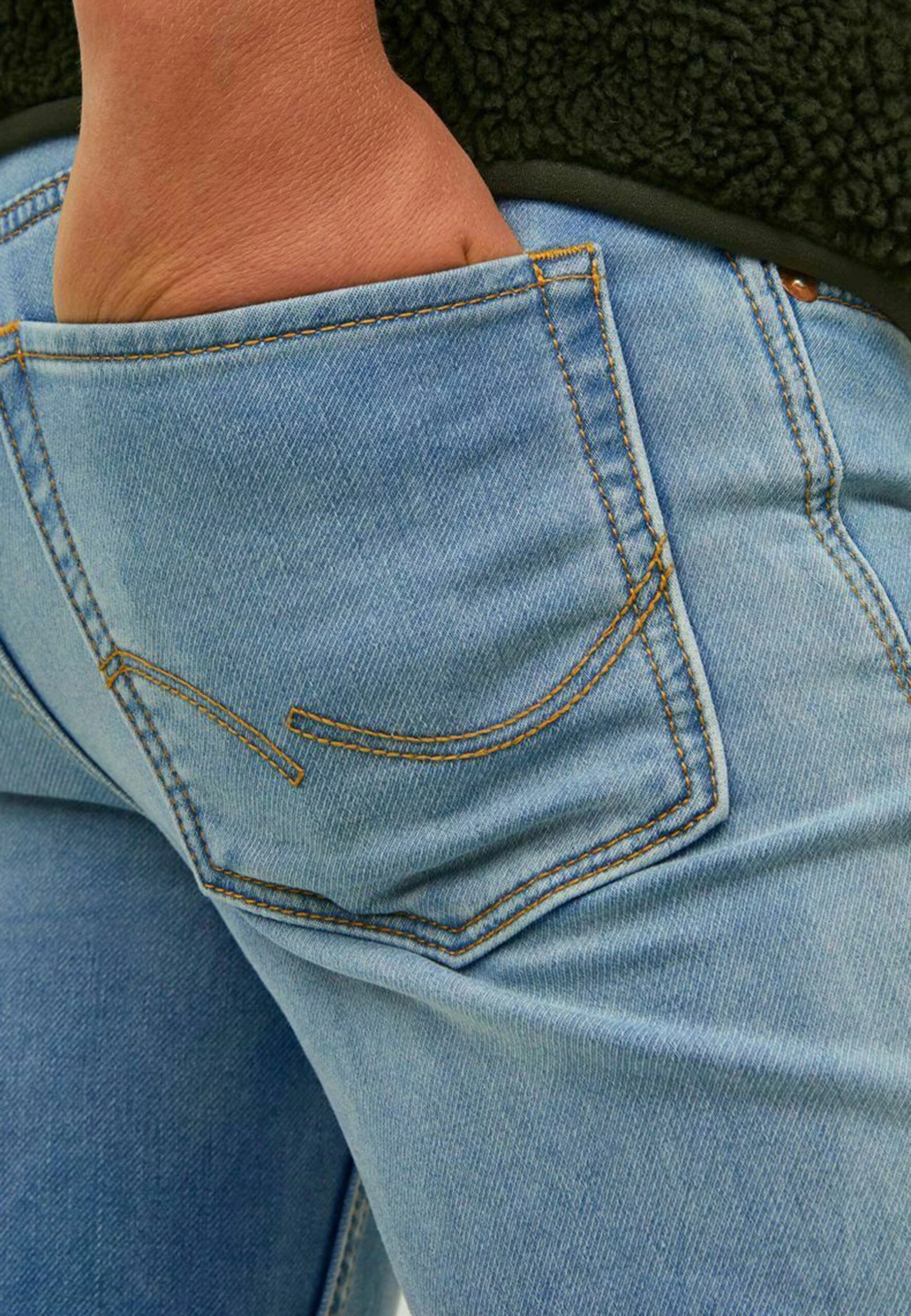 Jack & Jones Junior Jungen Glenn Icon - Slim Fit Jeans - Blue Denim 4 Jack & Jones Junior Jungen Glenn Icon - Slim Fit Jeans - Blue Denim - Afbeelding 4