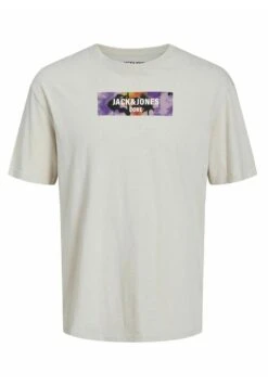 Jack & Jones Logo - T-Shirt Print - Moonbeam -Jack & Jones 542f37583f5246319a0f601ac87de2f0