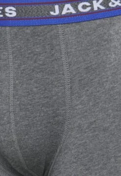 Jack & Jones Jacoliver Trunks 5 Pack - Onderbroeken - Dark Grey Melange -Jack & Jones 5431da14b61749fda31ebb1702b59168