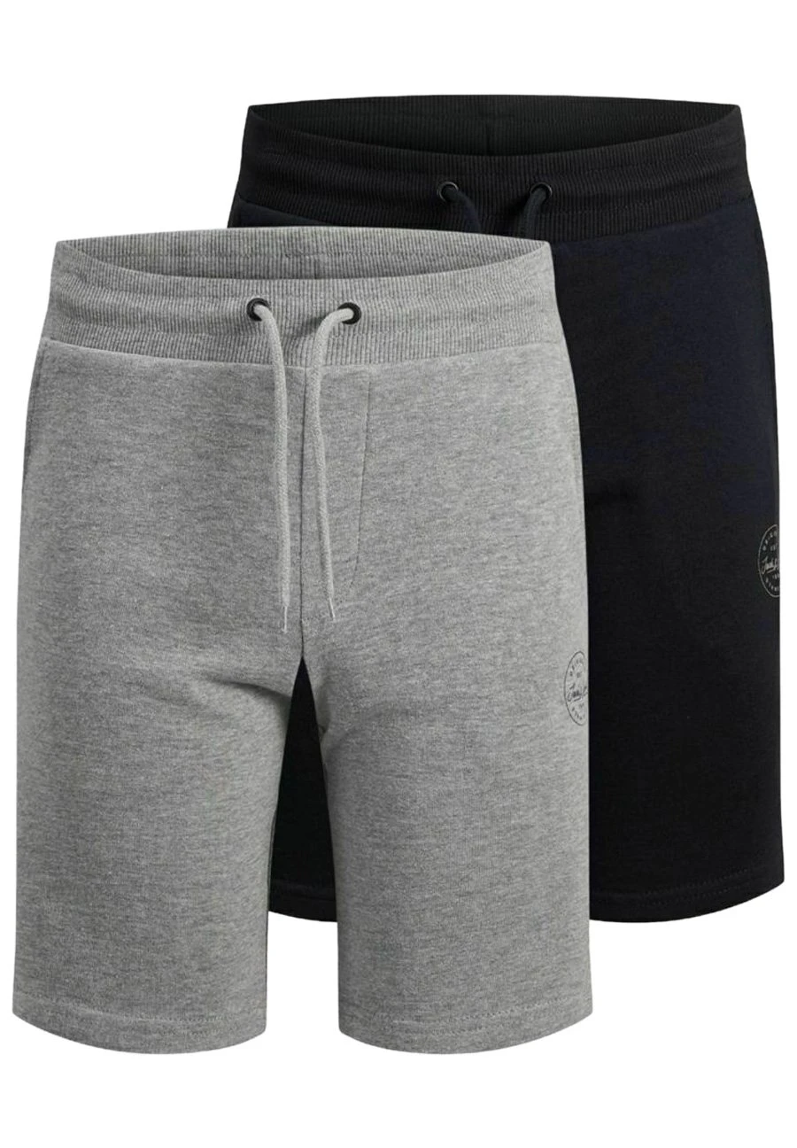 Jack & Jones Junior 2 Pack - Shorts - Light Grey Melange 4 Jack & Jones Junior 2 Pack - Shorts - Light Grey Melange - Afbeelding 4