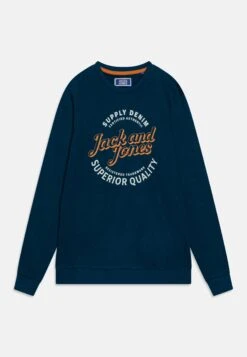 Jack & Jones Junior Jjmikk Crew Neck Jnr 2 Pack - Sweater - Sailor Blue/Cinnabar -Jack & Jones 550b27d8b91b43db93c474bfaeb5b22a